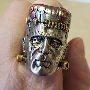 New steel Frankenstein ring in size 7, 8, 9, 10, 11, 12, 13 Available